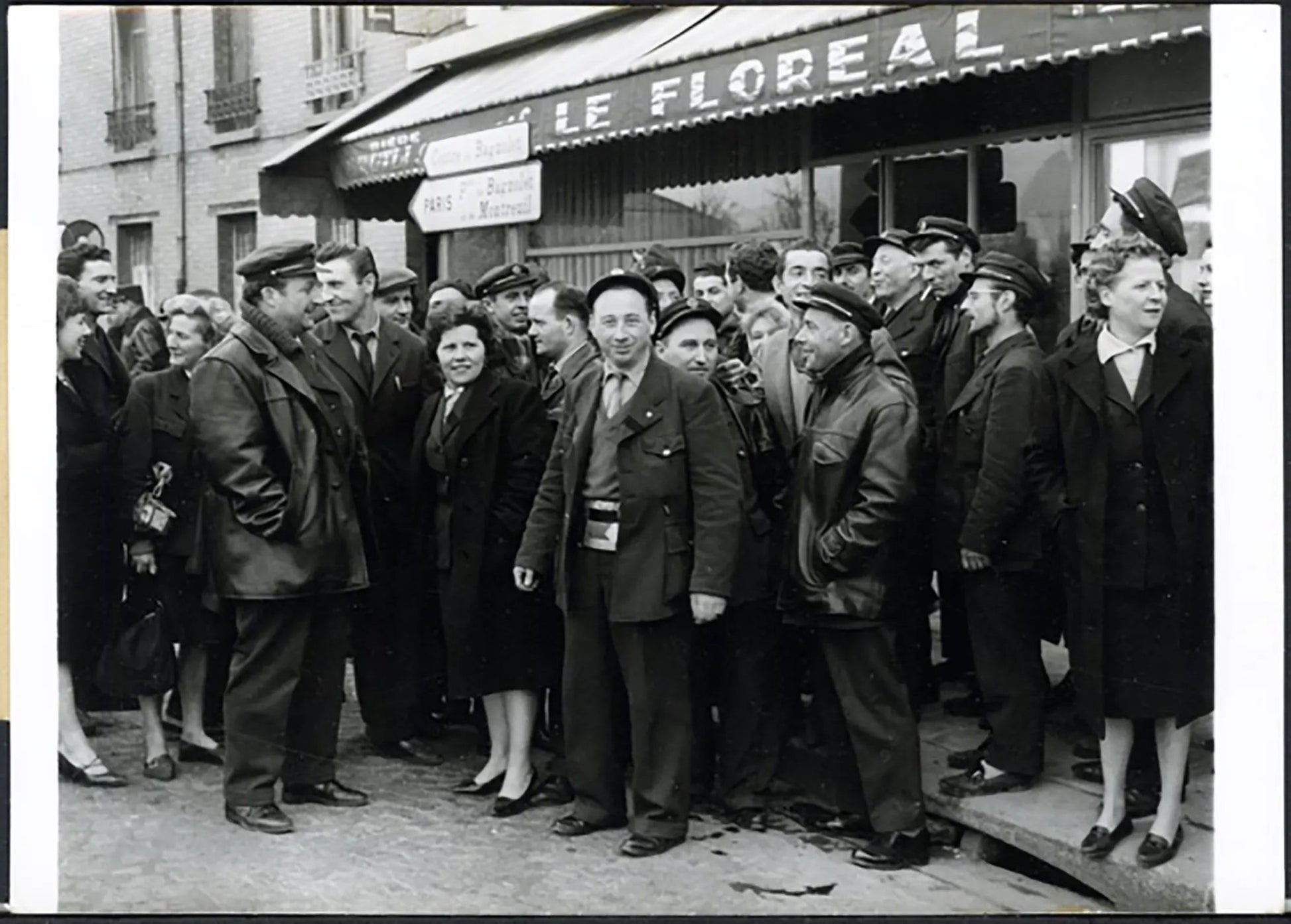 Sciopero dei trasporti a Parigi 1963 Ft 5172 - Stampa 18x13 cm - Farabola Stampa ai sali d'argento