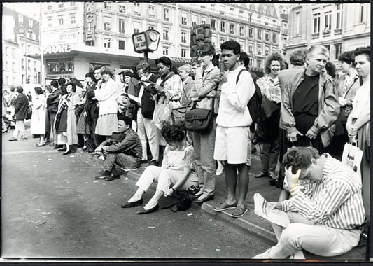 Sciopero dei trasporti a Parigi 1991 Ft 5309 - Stampa 21x15 cm - Farabola Stampa ai sali d'argento