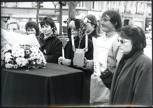 Sciopero delle infermiere a Parigi 1991 Ft 5245 - Stampa 21x15 cm - Farabola Stampa ai sali d'argento
