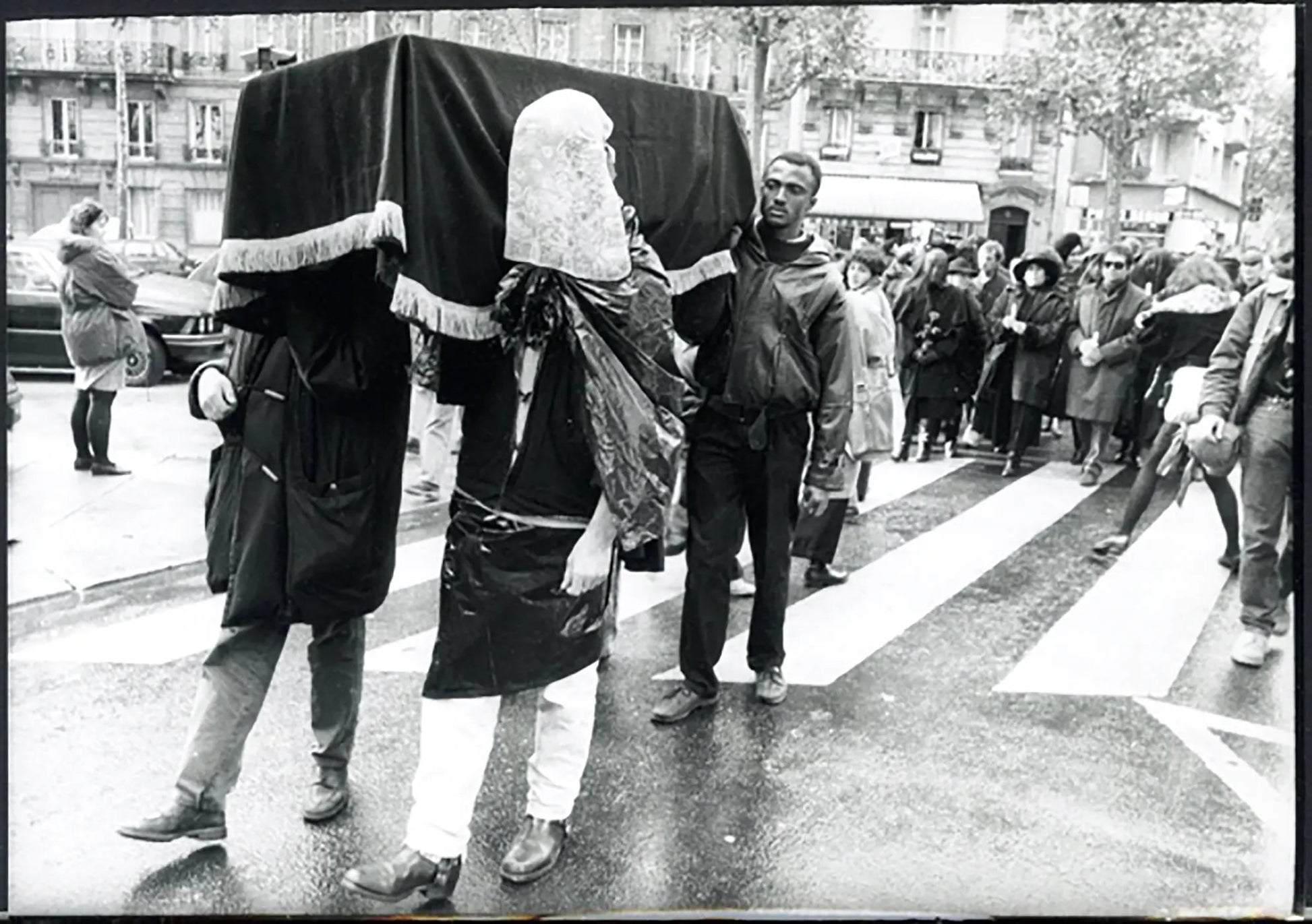Sciopero delle infermiere a Parigi 1991 Ft 5285 - Stampa 21x15 cm - Farabola Stampa ai sali d'argento