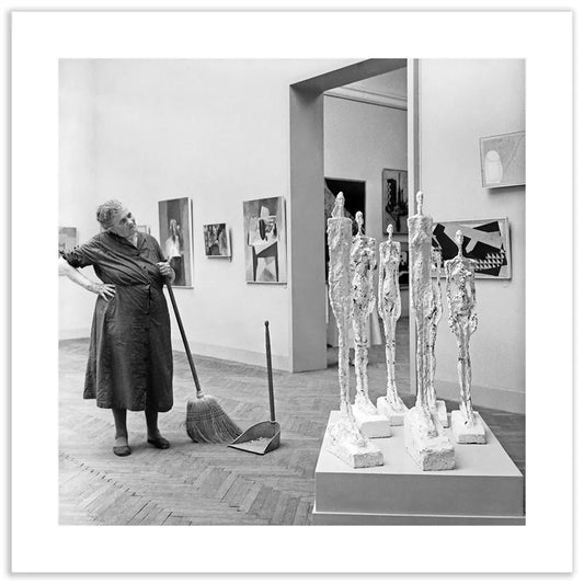 Sculture di Alberto Giacometti, 1956 - Farabola Fotografia