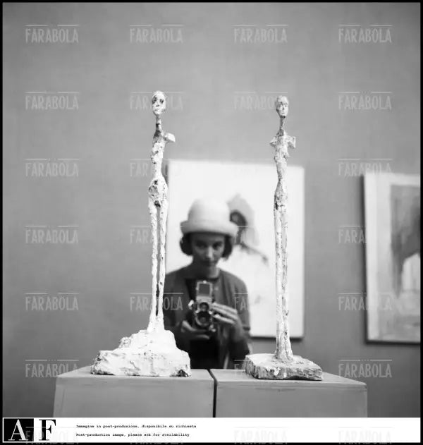 Sculture di Alberto Giacometti, Biennale d'Arte di Venezia, 1962 - Farabola Immagine digitale