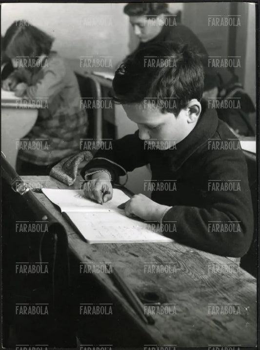 Scuola di campagna, anni 60 - Farabola Immagine digitale