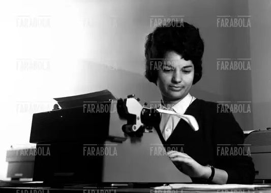 Scuola di dattilografia, 1960 - Farabola Immagine digitale