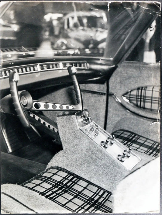 Selene Ghia Salone Auto 1959 Ft 35362 - Stampa 21x27 cm - Farabola Stampa ai sali d'argento