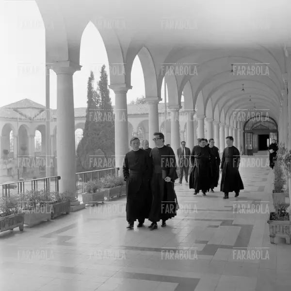 Seminaristi del Seminario di Venegono, 1965 - Farabola Immagine digitale