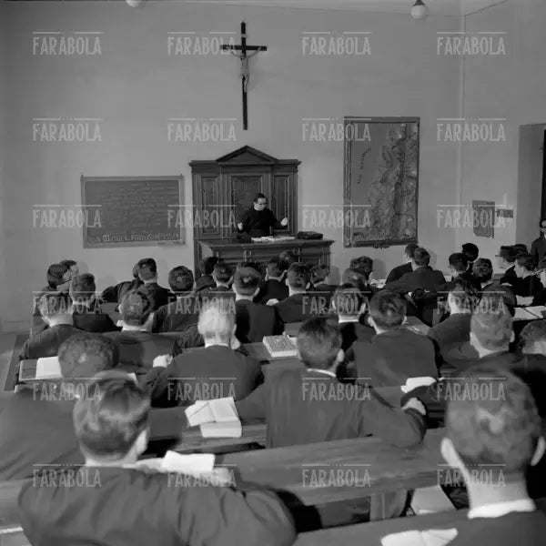 Seminaristi del Seminario di Venegono, 1965 - Farabola Immagine digitale