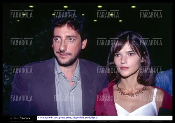 Sergio Castellitto e Chiara Caselli, Festival di Venezia, 1992 - Farabola Immagine digitale
