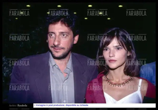 Sergio Castellitto e Chiara Caselli, Festival di Venezia, 1992 - Farabola Immagine digitale
