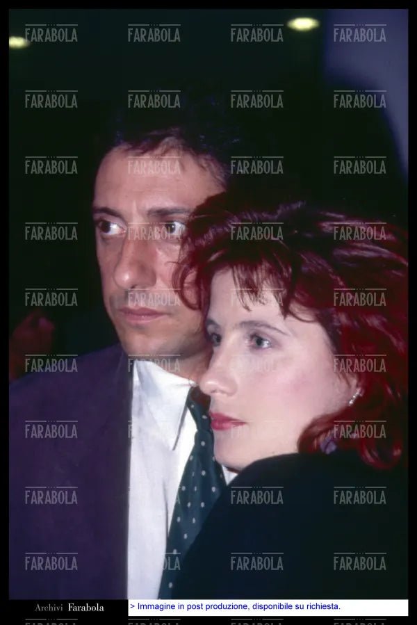 Sergio Castellitto e Margaret Mazzantini, Festival di Venezia, 1991 - Farabola Immagine digitale