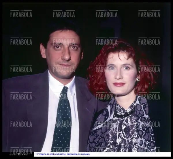 Sergio Castellitto e Margaret Mazzantini, Festival di Venezia, 1991 - Farabola Immagine digitale