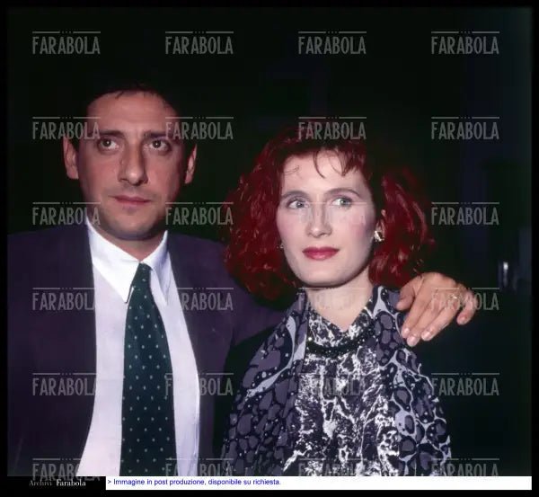 Sergio Castellitto e Margaret Mazzantini, Festival di Venezia, 1991 - Farabola Immagine digitale