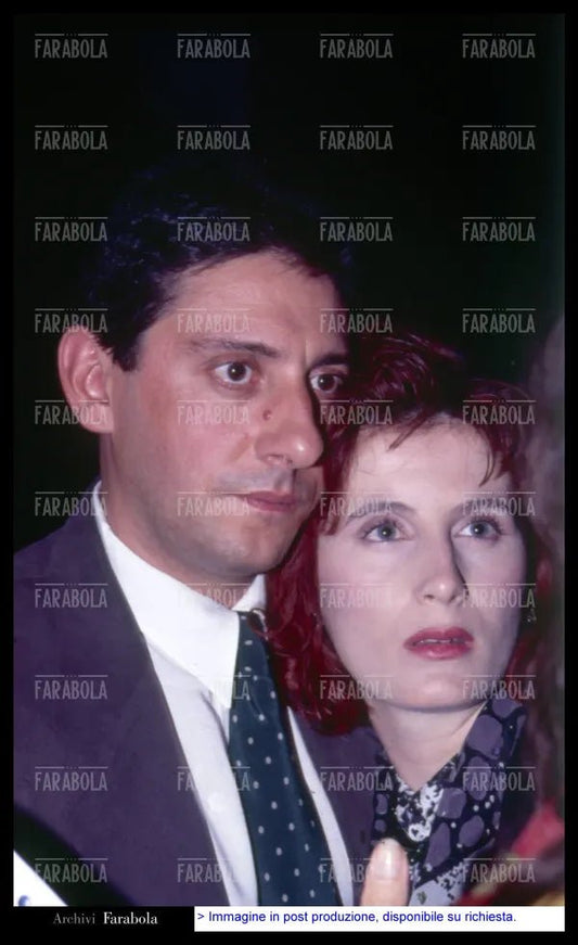 Sergio Castellitto e Margaret Mazzantini, Festival di Venezia, 1991 - Farabola Immagine digitale