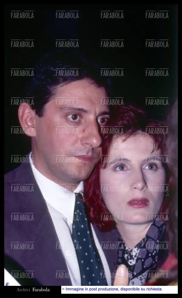 Sergio Castellitto e Margaret Mazzantini, Festival di Venezia, 1991 - Farabola Immagine digitale