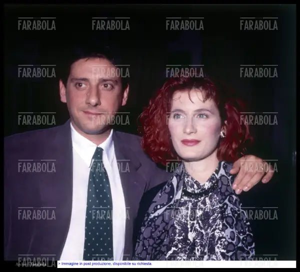 Sergio Castellitto e Margaret Mazzantini, Festival di Venezia, 1991 - Farabola Immagine digitale