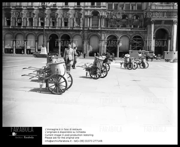 Set del film Miracolo a Milano, 1951 - Farabola Immagine digitale