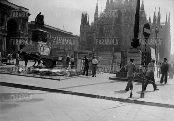 Set del film Miracolo a Milano, 1951 - Farabola Immagine digitale