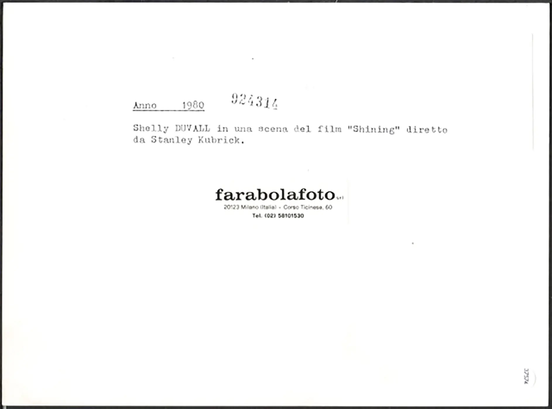 Shelly Duval film Shining 1980 Ft 37574 - Stampa 24x18 cm - Farabola Stampa ai sali d'argento