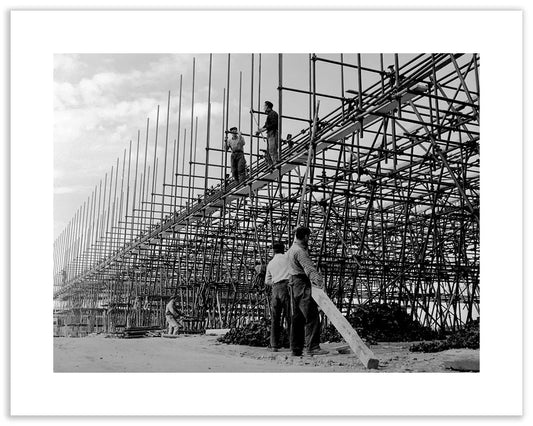 Si costruisce l'Autostrada del Sole, 1958 - Farabola Fotografia