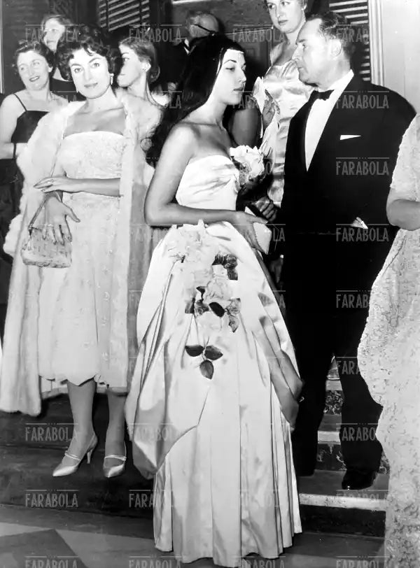Silvana Pampaini, l'ingegner Terzi e Patrizia De Blanck, 1958 - Farabola Immagine digitale