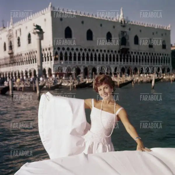 Silvana Pampanini, Festival di Venezia, 1958 - Farabola Immagine digitale
