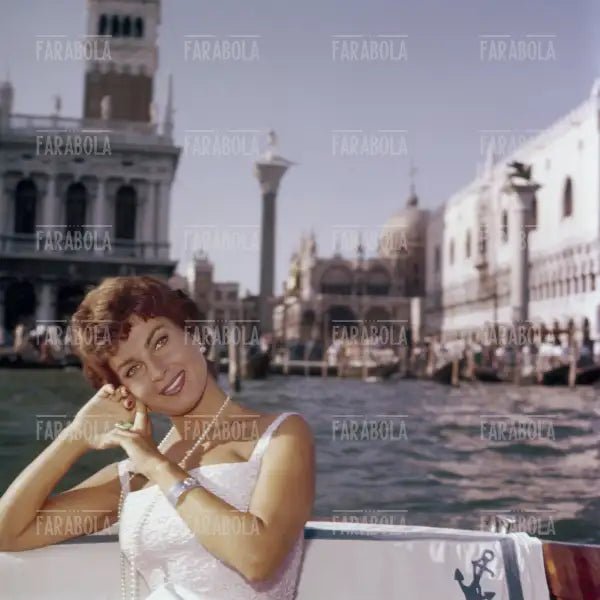 Silvana Pampanini, Festival di Venezia, 1958 - Farabola Immagine digitale