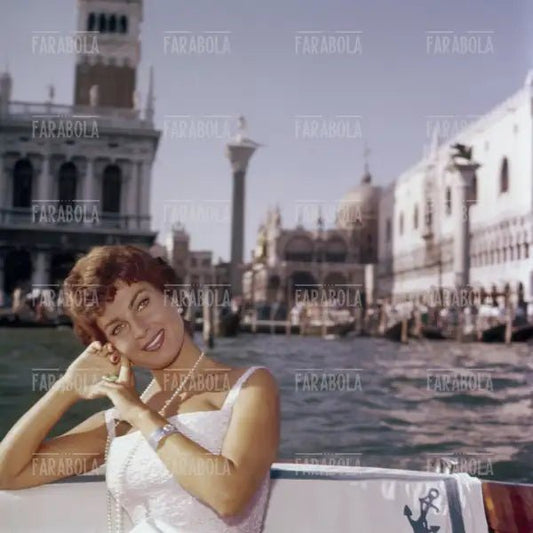 Silvana Pampanini, Festival di Venezia, 1958 - Farabola Immagine digitale