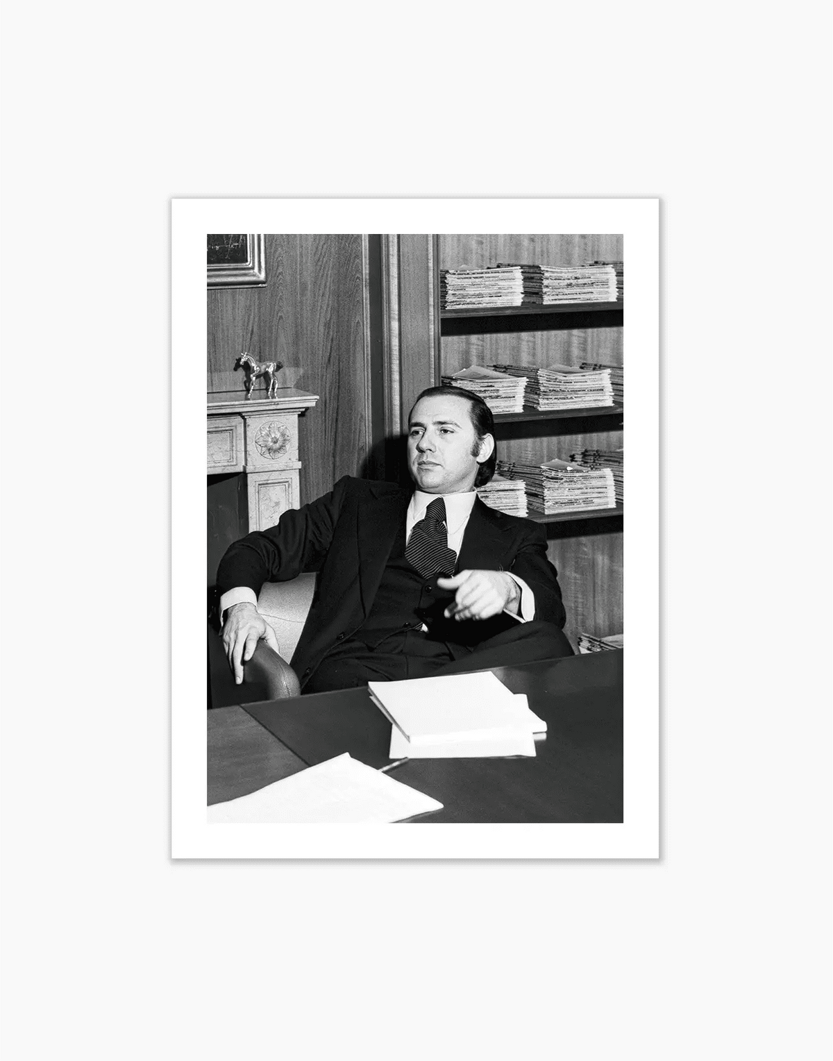 Silvio Berlusconi, 1977 - Farabola WhiteWall App Product