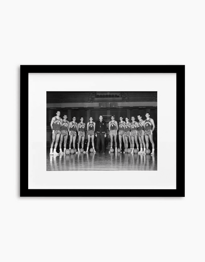Simmenthal Milano, Formazione, 1966 — stampa fine art con cornice nera