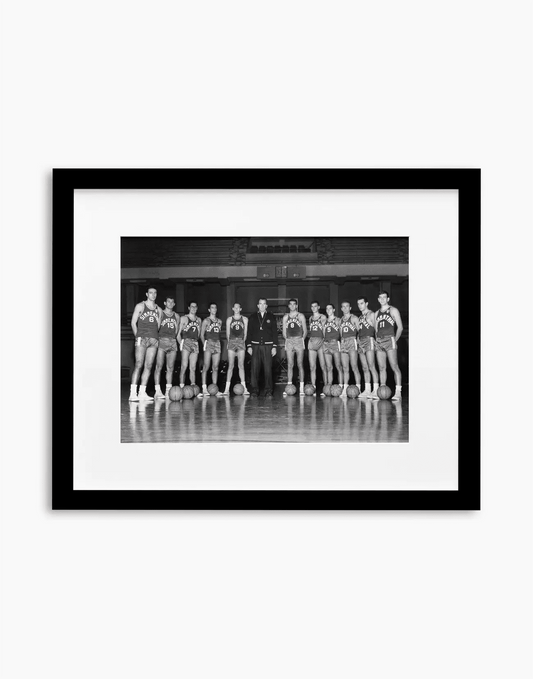 Simmenthal Milano, Formazione, 1966 — stampa fine art con cornice nera