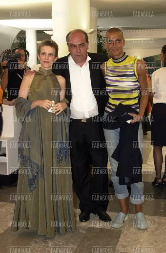 Sonia Bergamasco, Giuseppe Bertolucci e Rosalinda Celentano, Festival di Venezia, 2001 - Farabola Immagine digitale