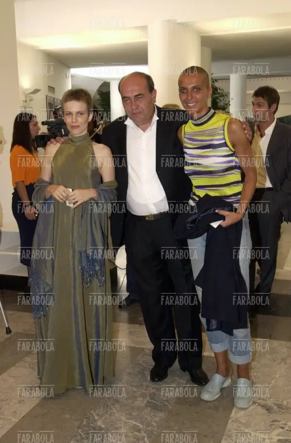 Sonia Bergamasco, Giuseppe Bertolucci e Rosalinda Celentano, Festival di Venezia, 2001 - Farabola Immagine digitale