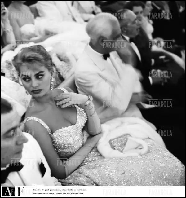 Sophia Loren, Festival di Venezia, 1955 - Farabola Immagine digitale