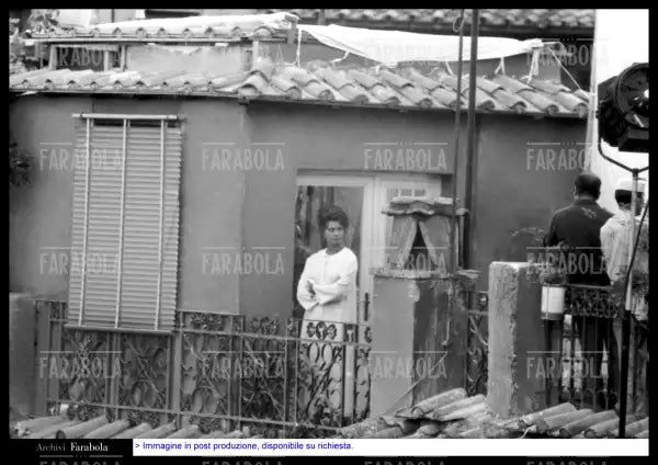 Sophia Loren sul set del film Ieri, Oggi, domani, 1963 - Farabola Immagine digitale