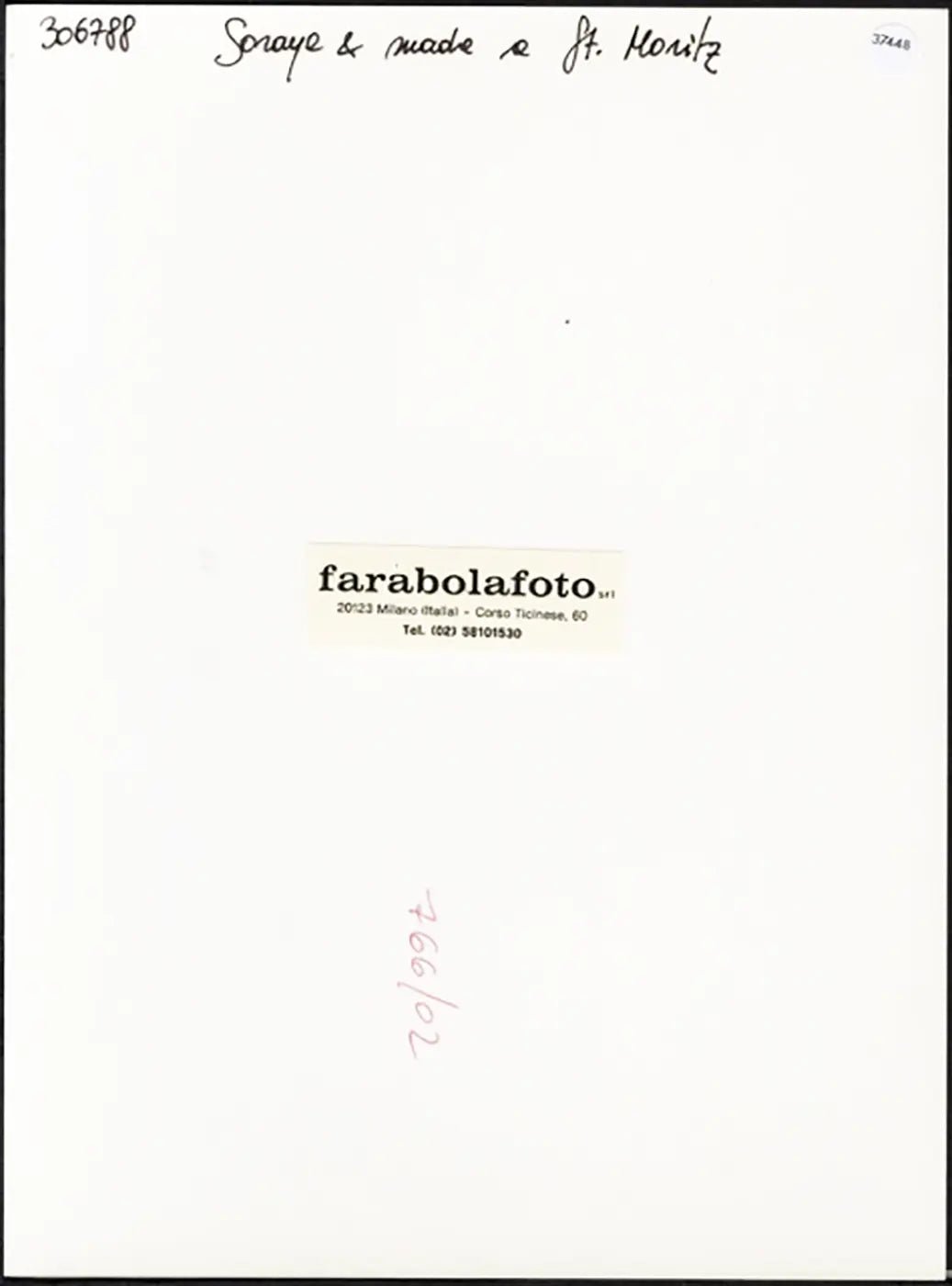 Soraya a Sankt Moritz anni 50 Ft 37448 - Stampa 24x18 cm - Farabola Stampa ai sali d'argento