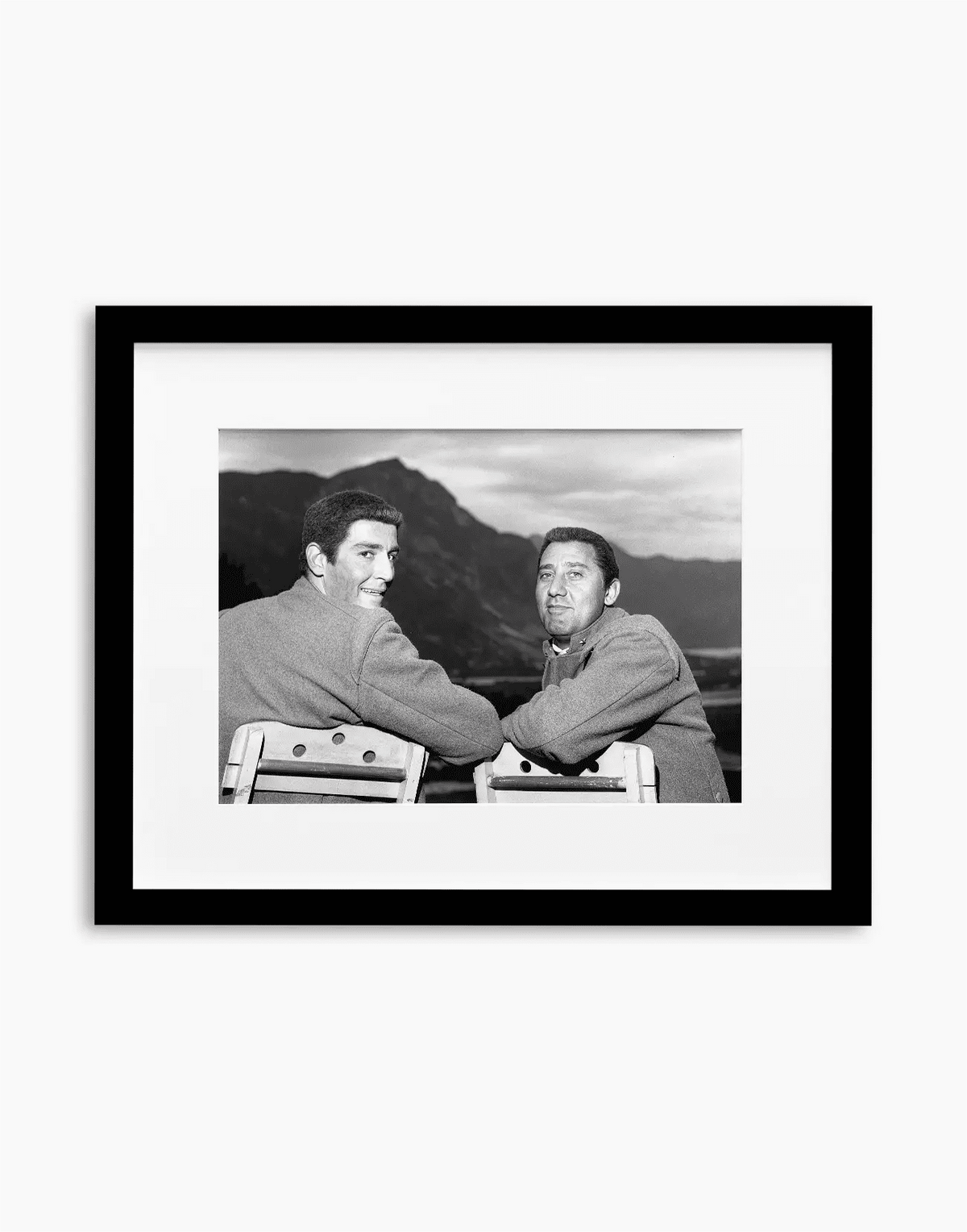 Sordi e Gassman, La Grande Guerra, 1959 — stampa fine art con cornice nera