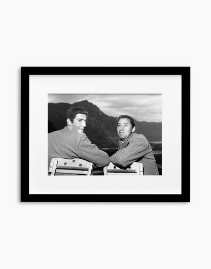 Sordi e Gassman, La Grande Guerra, 1959 — stampa fine art con cornice nera