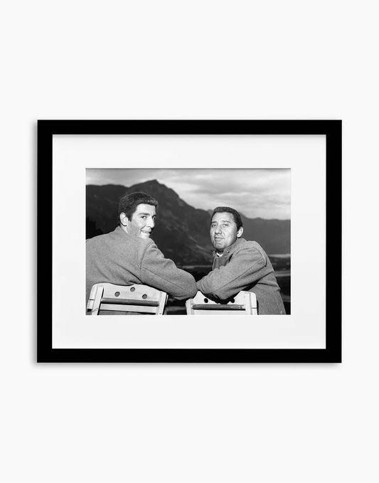 Sordi e Gassman, La Grande Guerra, 1959 — stampa fine art con cornice nera