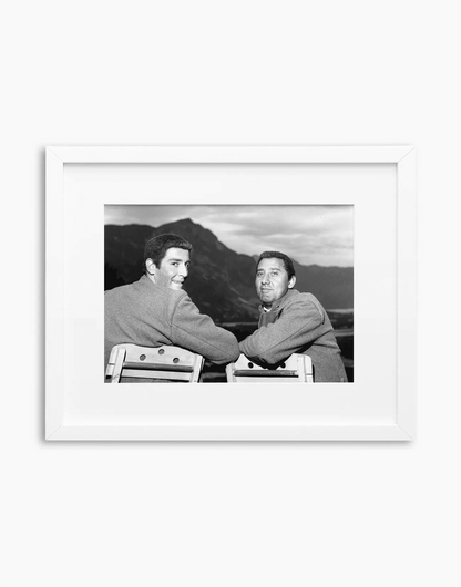 Sordi e Gassman, La Grande Guerra, 1959 — stampa fine art con cornice bianca