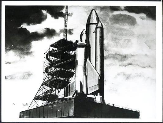 Space Shuttle con razzo vettore 1978 Ft 5072 - Stampa 20x15 cm - Farabola Stampa ai sali d'argento