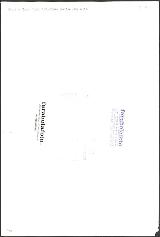 Spadolini telefona dalla sua auto 1982 Ft 37352 - Stampa 20x30 cm - Farabola Stampa ai sali d'argento