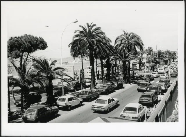 Spiaggia di Cannes anni 90 Ft 35557 - Stampa 24x18 cm - Farabola Stampa ai sali d'argento