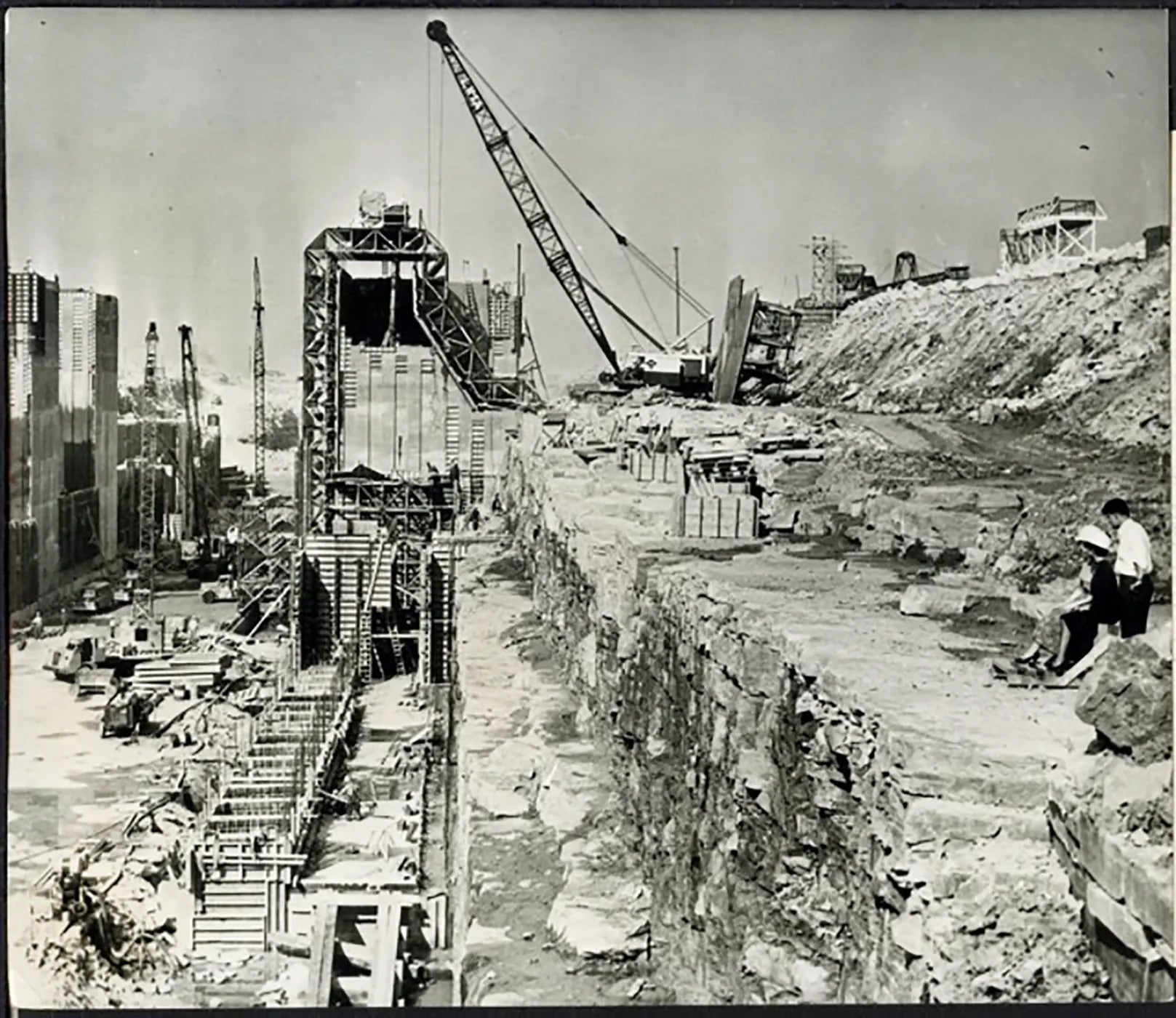 St. Lawrence Seaway Project a Montreal 1958 Ft 37936 - Stampa 20x15 cm - Farabola Stampa ai sali d'argento
