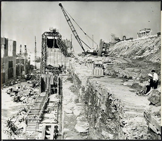 St. Lawrence Seaway Project a Montreal 1958 Ft 37938 - Stampa 20x15 cm - Farabola Stampa ai sali d'argento