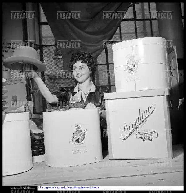Stabilimento Borsalino, Alessandria, 1955 - Farabola Immagine digitale