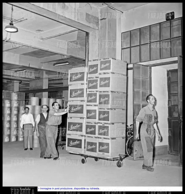 Stabilimento Borsalino, Alessandria, 1955 - Farabola Immagine digitale