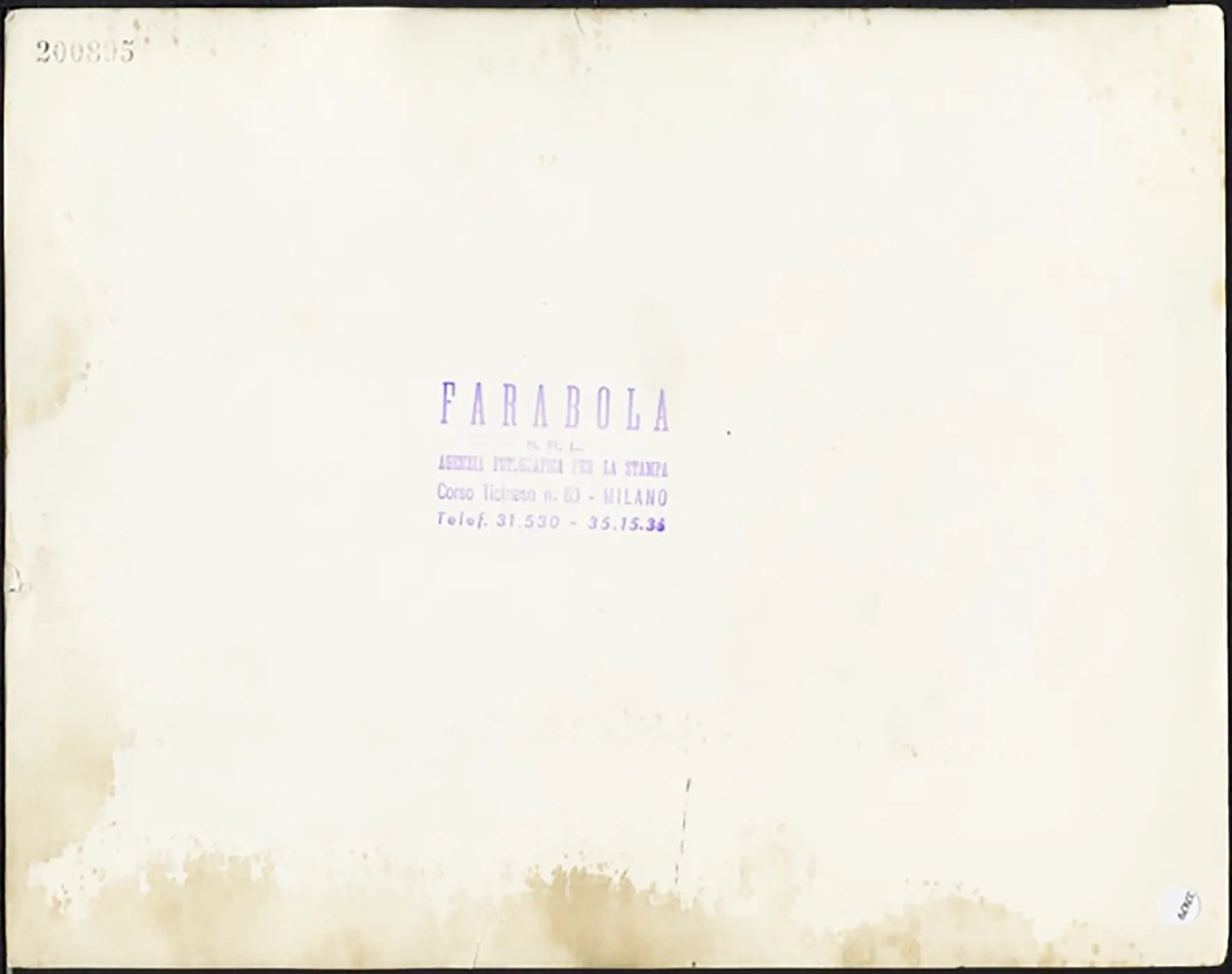 Stabilimento Pasta Agnesi 1956 Ft 37479 - Stampa 24x30 cm - Farabola Stampa ai sali d'argento