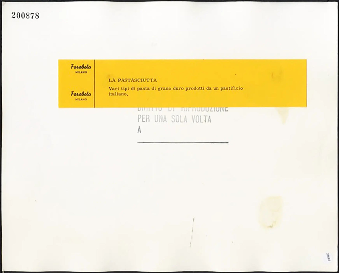 Stabilimento Pasta Agnesi 1956 Ft 37485 - Stampa 24x30 cm - Farabola Stampa ai sali d'argento