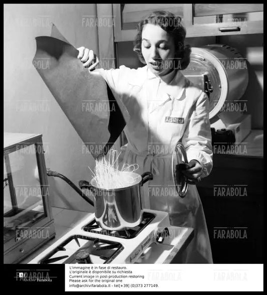 Stabilimento Pasta Agnesi, 1956 - Farabola Immagine digitale