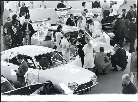 Stand Citroën Salone Auto Parigi 1970 Ft 36466 - Stampa 24x18 cm - Farabola Stampa ai sali d'argento